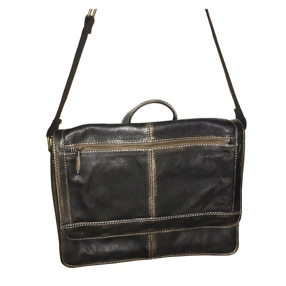 Messenger style brown bag